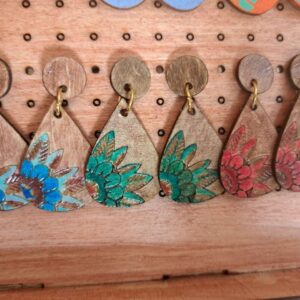 Pendientes Modelo Girasoles Oro