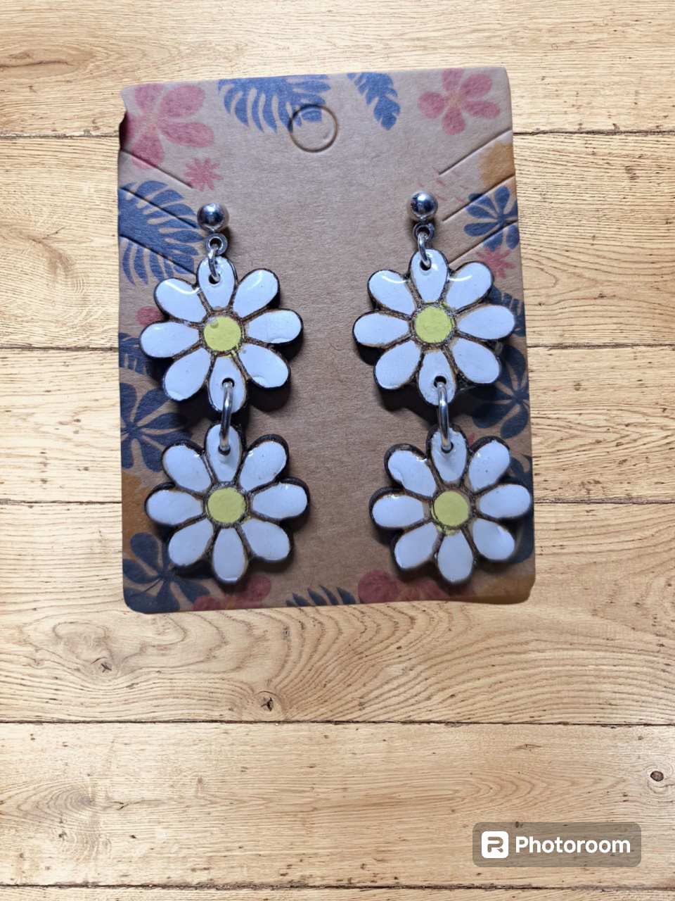 Pendientes Modelo Dos Margaritas
