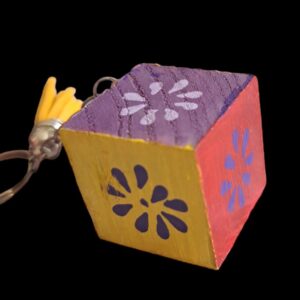 Llavero Cubo Tricolor