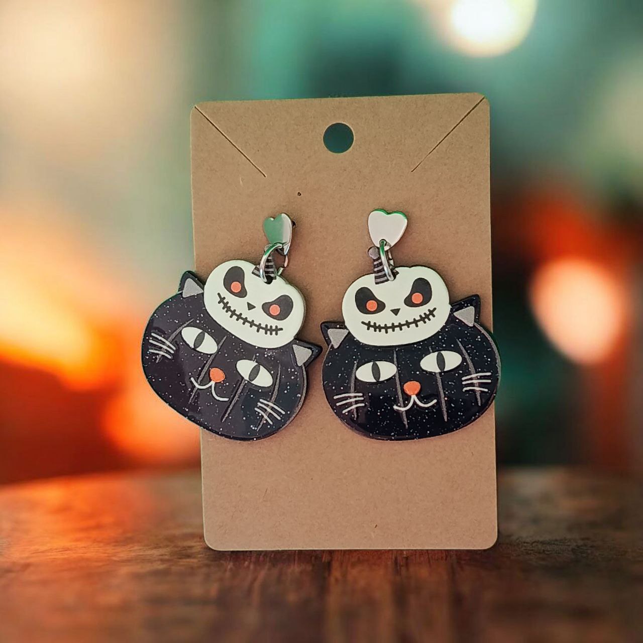Pendientes Catoween Skellie - Detalle