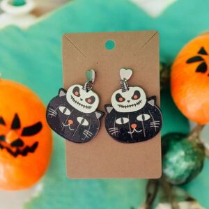 Pendientes Modelo Catoween Skellie