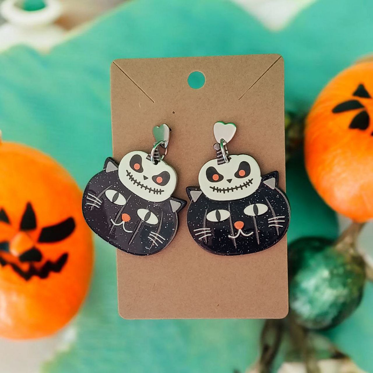 Pendientes Modelo Catoween Skellie