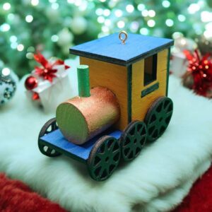 Adorno Modelo Christmas Express en detalle