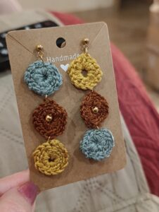 Detalles de los Pendientes Modelo Boho.