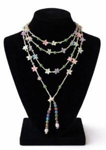 Collar Modelo Vereda en tonos pastel