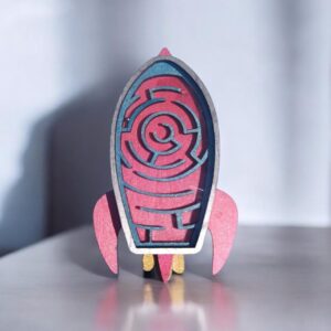 Detalles del Laberinto Modelo Cohete