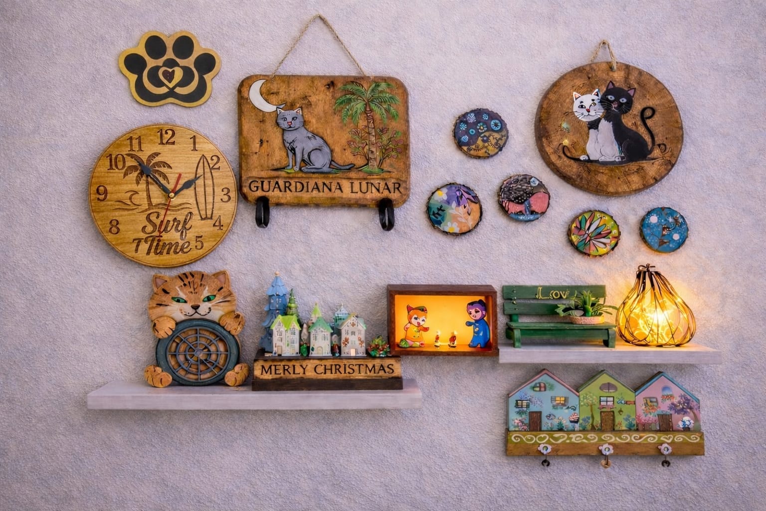 Objetos de decoración artesanal de Tokamadera
