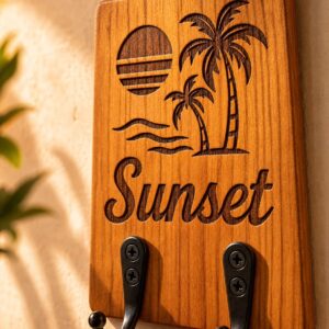 Primer plano de la percha Sunset